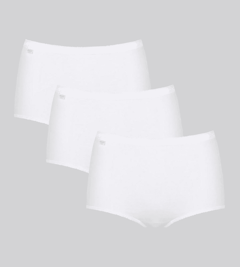 10007656 Sloggi Maxi Brief 3 Pack White