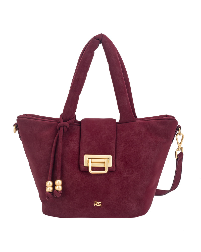 Gionni Ember Medium Tote Bag  | Burgundy 11G2906