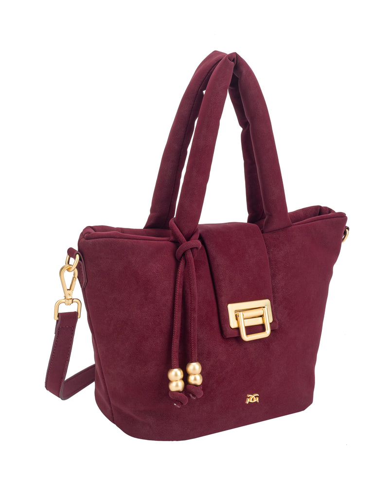 Gionni Ember Medium Tote Bag  | Burgundy 11G2906