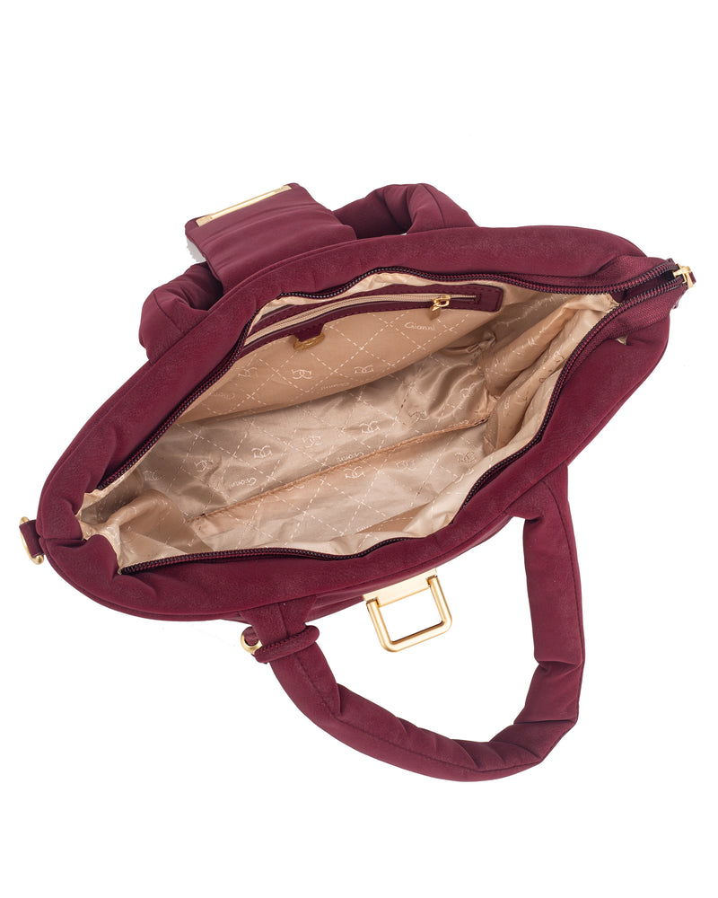Gionni Ember Medium Tote Bag  | Burgundy 11G2906