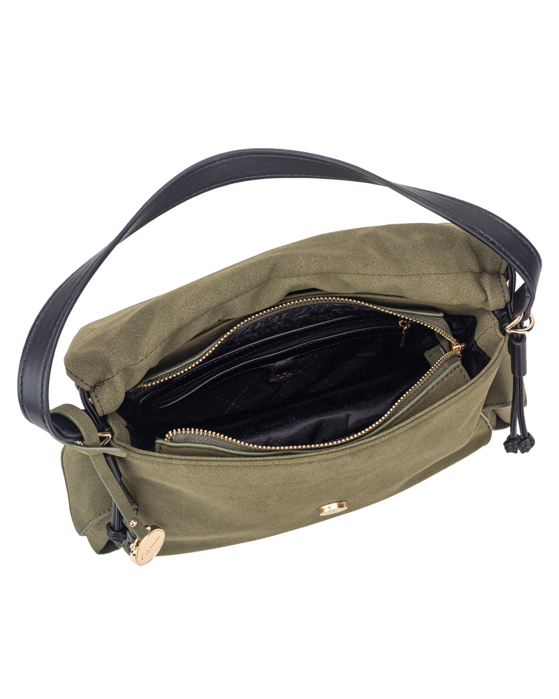 Gionni Flap Over Shoulder Bag | Green 11G2923