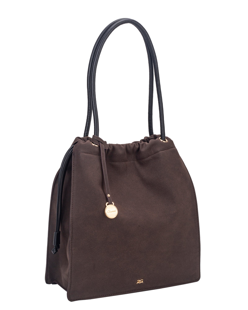 Gionni Jasmine Drawstring Tote Bag | Brown 11G2924