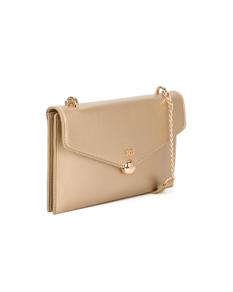 Gionni Sidcar Envelope Clutch | Gold 11G2933