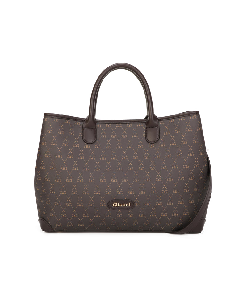 Gionni Elixir Monogram Large Grab Bag | Brown 11G2942