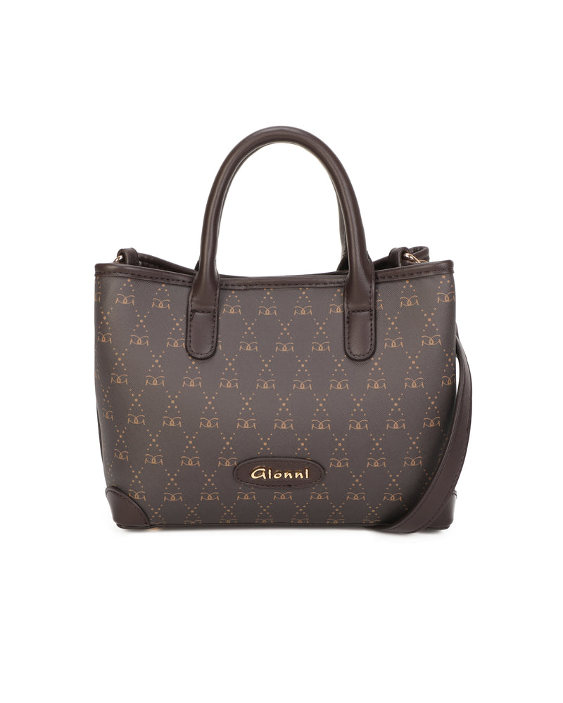 Gionni Elixir Monogram Medium Grab Bag | Brown 11G2943