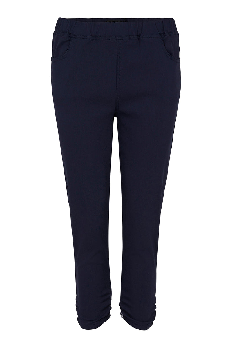 SUNDAY Cropped Trousers  | Marina Blue 6096 6525