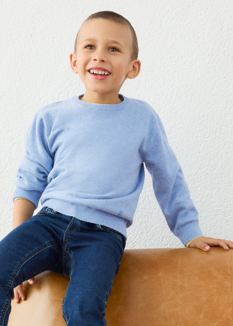 Mayoral Boys Blue Knit Sweater | Water 323