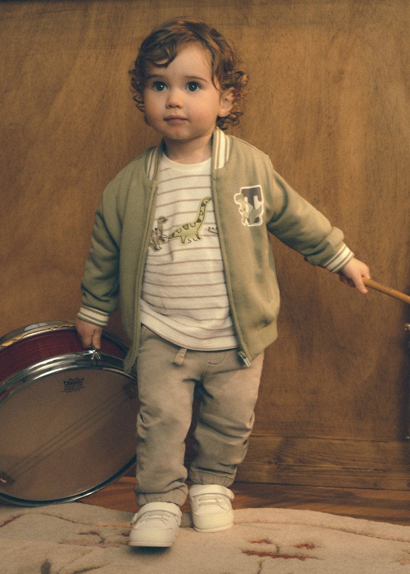 Mayoral Baby Boys REX Dinosaur Bomber Jacket | Bayleaf 2427