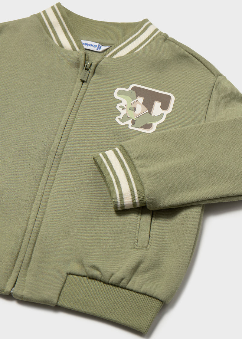 Mayoral Baby Boys REX Dinosaur Bomber Jacket | Bayleaf 2427
