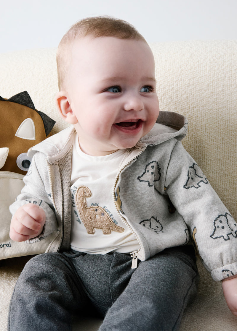Mayoral Baby Boys 3-Piece Dinosaur Hoodie,Tracksuit Set | Bight 2671