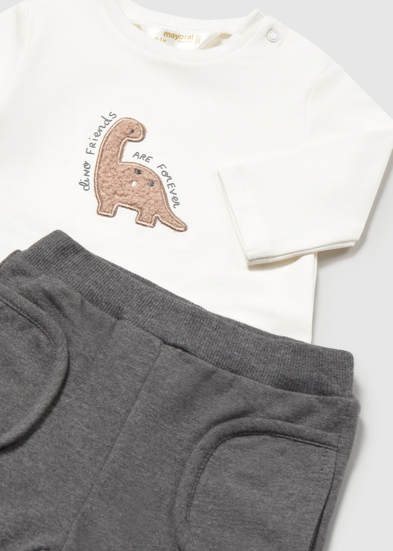 Mayoral Baby Boys 3-Piece Dinosaur Hoodie,Tracksuit Set | Bight 2671