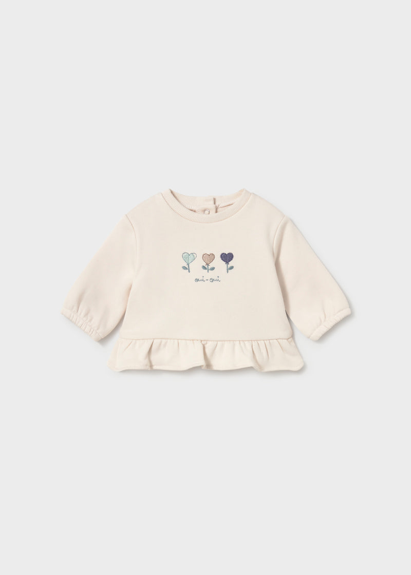 Mayoral Baby Girls 3-Piece Vest Tracksuit  | White 2686