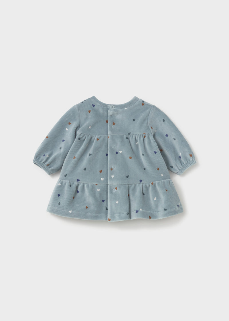 Mayoral Baby Girls Corduroy Dress | White 2822