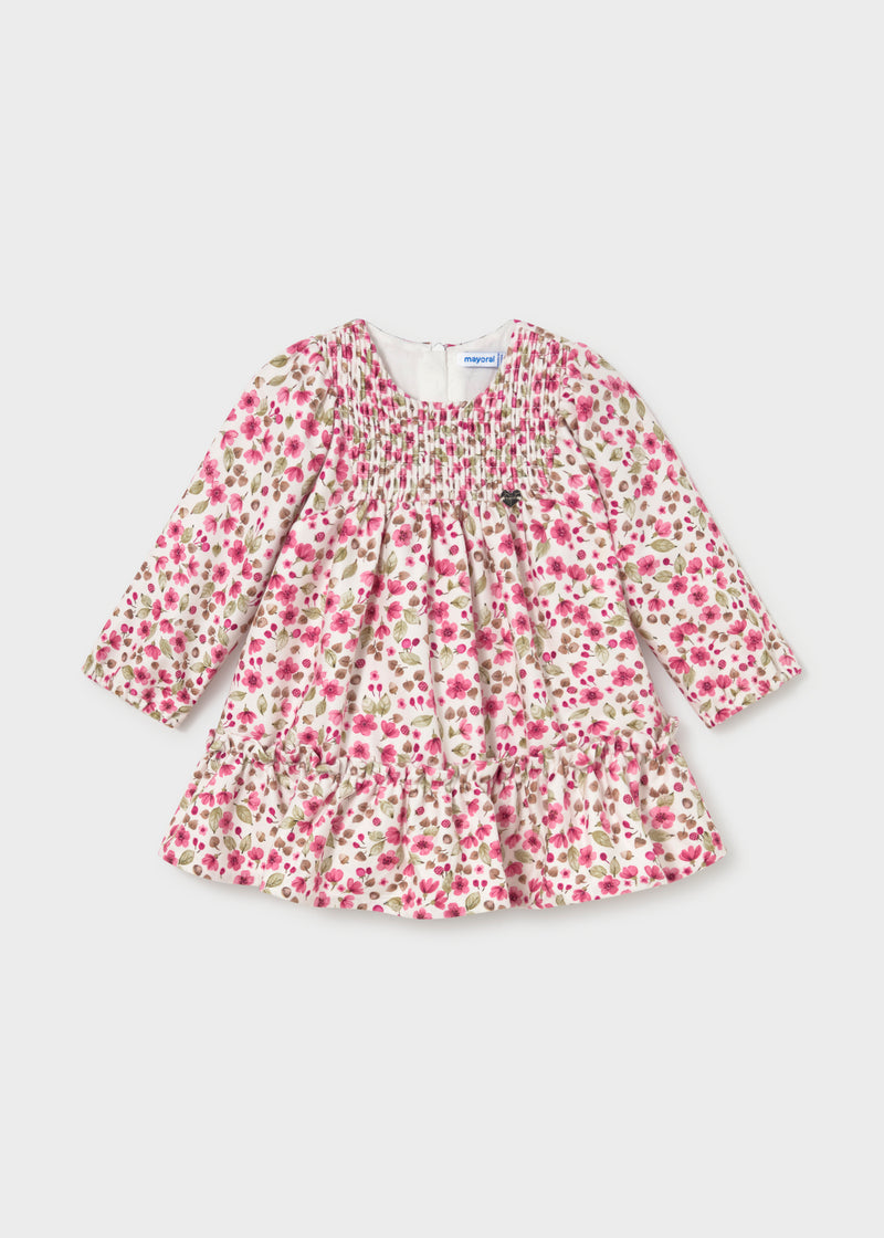 Mayoral Girls Velvet Dress | Peal 2946
