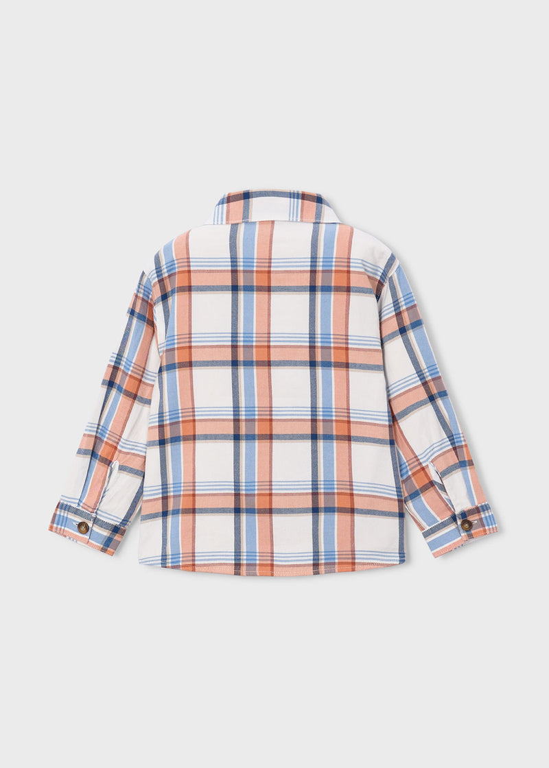 Mayoral Boys Long Sleeve Oversized Check Shirt | Nectar 4142
