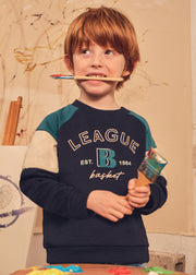 Mayoral Boys League Basket Sweatshirt – lifestyle shot