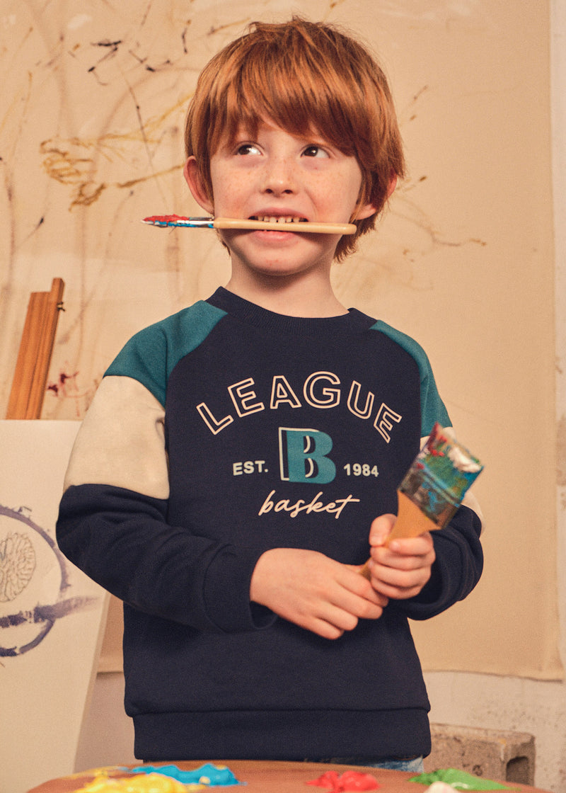 Mayoral Boys League Basket Sweatshirt – lifestyle shot