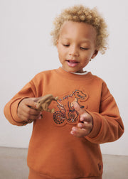 Mayoral Baby Boys Dino Biker Sweatshirt – lifestyle shot