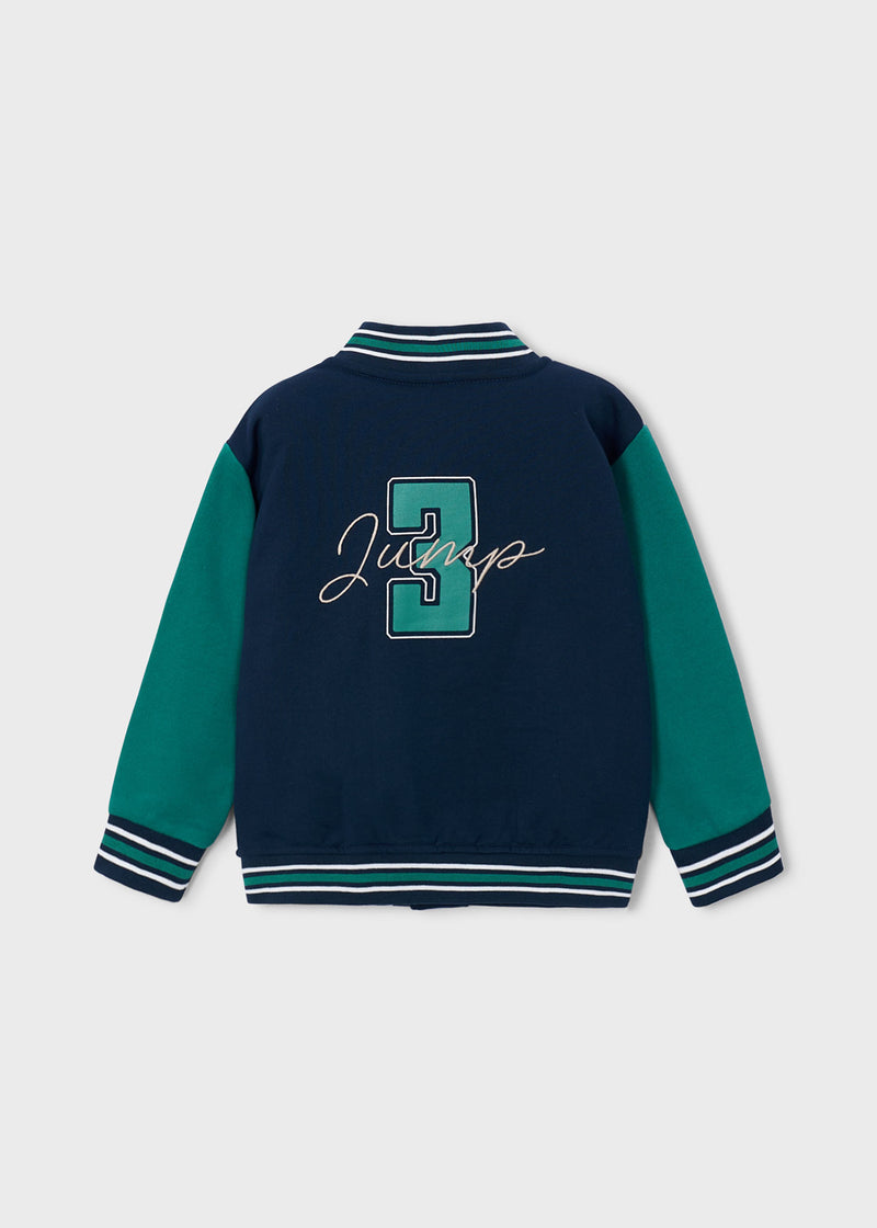 Mayoral Boys Jump #3 Varsity Bomber Jacket – back view