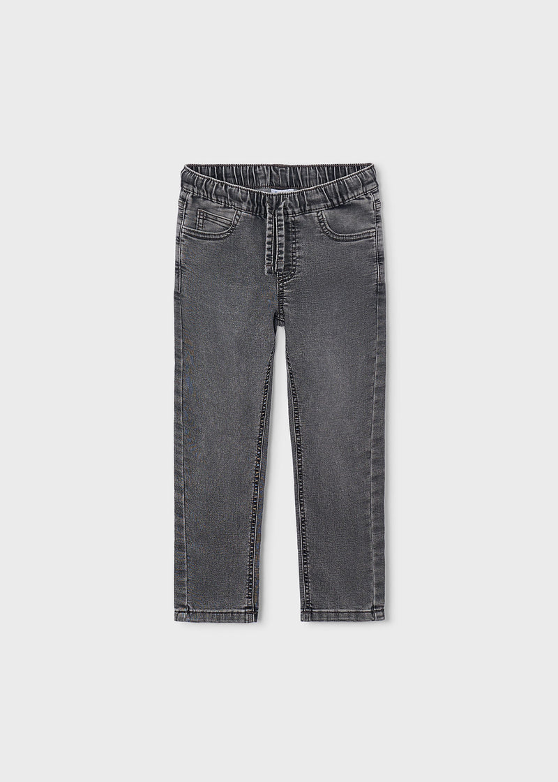 Mayoral Boys Denim Joggers | Grey 4503