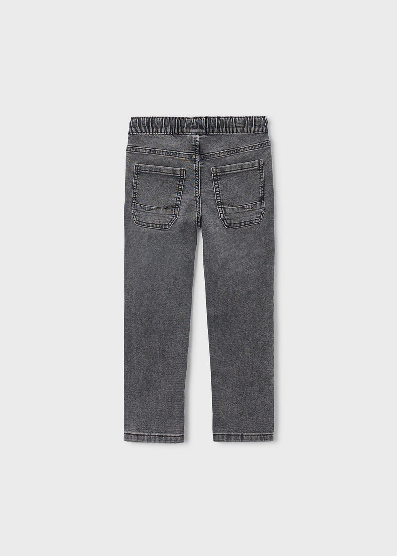 Mayoral Boys Denim Joggers | Grey 4503