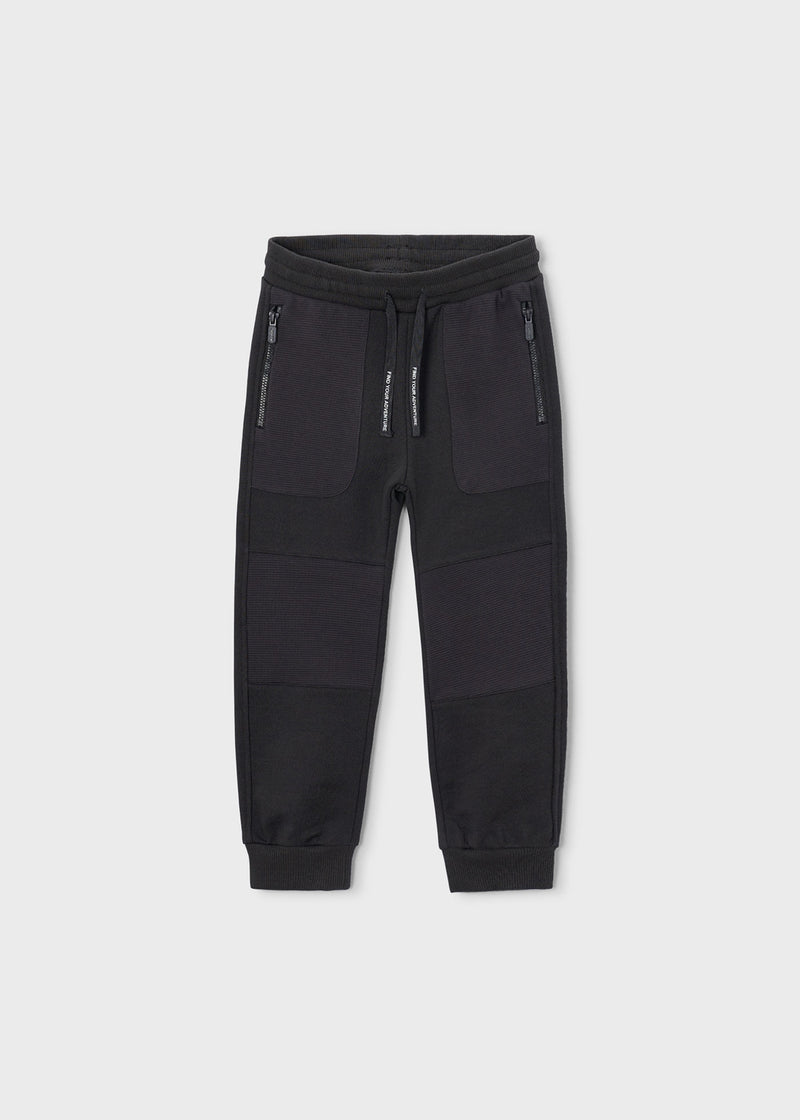 Mayoral Boys Adventure Jogger Trousers - front view flat lay showing full length
