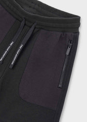 Mayoral Boys Adventure Jogger Trousers - waistband and zip pocket close up detail