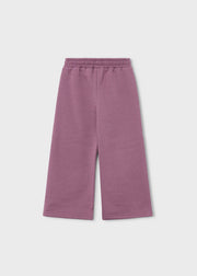 Mayoral Girls Wide Leg Fleece Joggers - back view flat lay