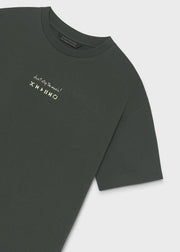 Mayoral Nukutavake Boys Don't Stop the Music T-Shirt - chest Don't Stop the Music slogan close up detail