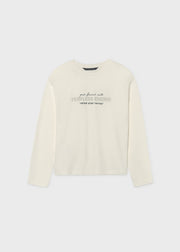 Mayoral Nukutavake Fearless Energy long sleeve top – graphic print detail