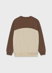 Mayoral Nukutavake Skate Lab colour-block sweatshirt – back flat lay