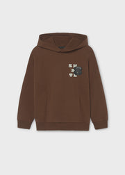Mayoral Nukutavake Skate hoodie – chest graphic and Nukutavake label detail close-up