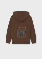 Mayoral Nukutavake Skate graphic hoodie – back flat lay showing full SKATE back print