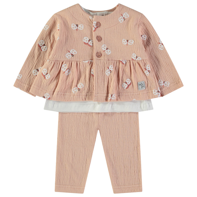 Babybol Girls 3 Pieces Set | Salmon 160840