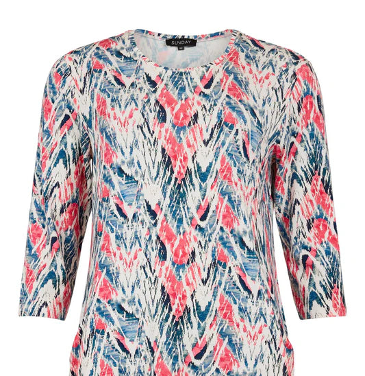 SUNDAY T-Shirt Heaven | Blue 6043 6508