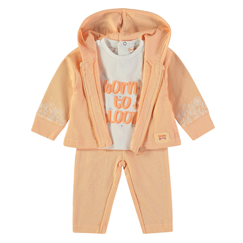 Babybol Born to Bloom 3-Piece Baby Set | Peach 161041