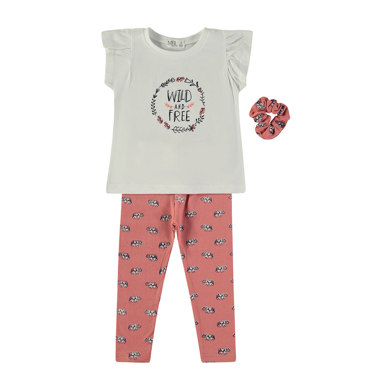 Babybol Girls 2 Pieces Set | Orange 161305