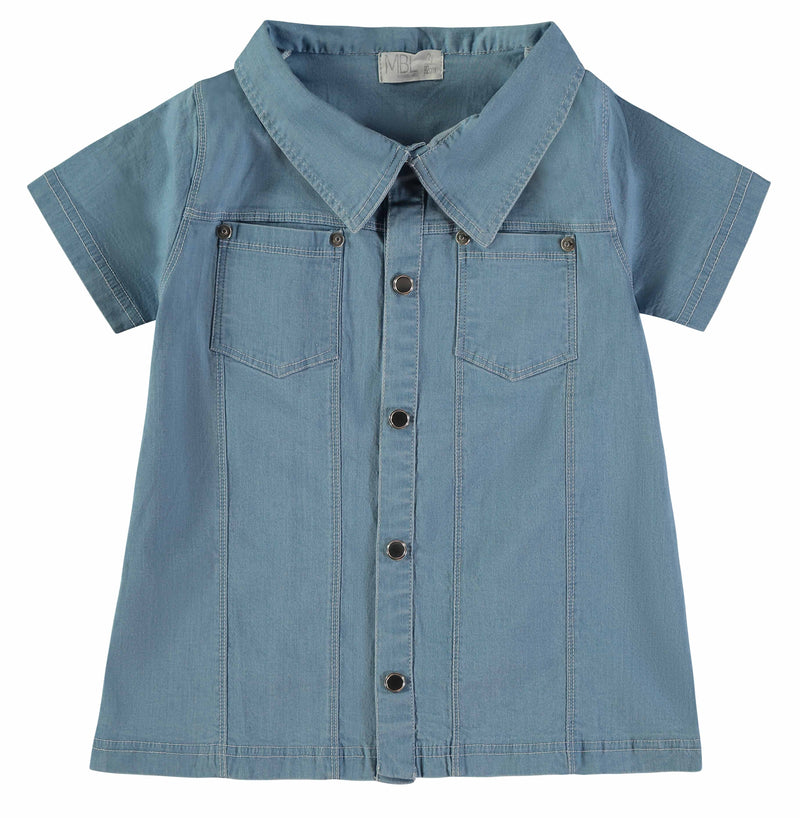 Babybol Dress | Light Denim 161325