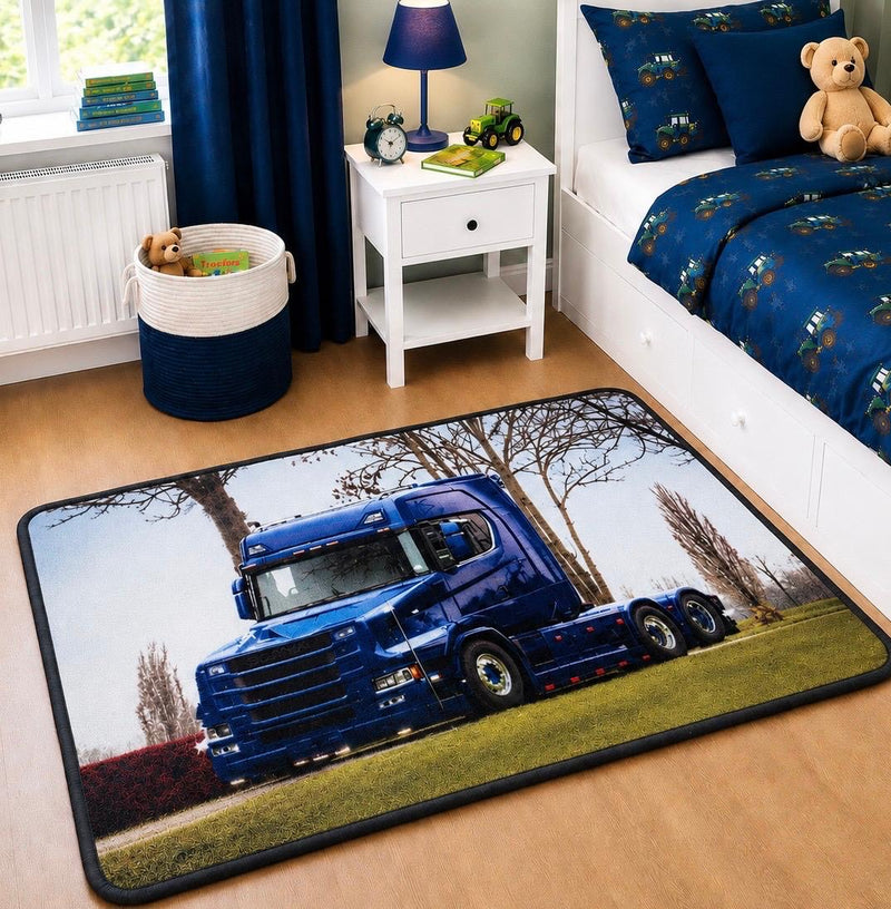 Kids  Sania Rug  | Blue RSKID