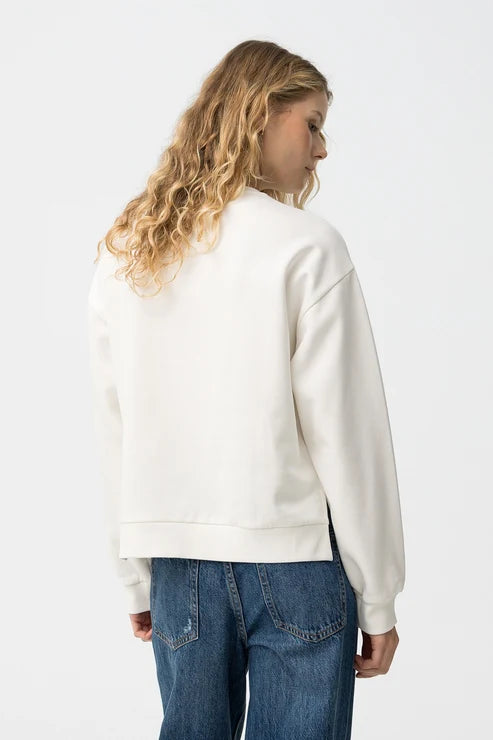 Tiffosi – Surtur Sweatshirt in White