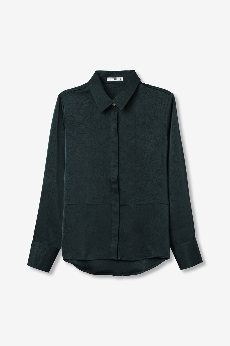 Tiffosi  Marilu Long Sleeve Shirt | Green 10067055