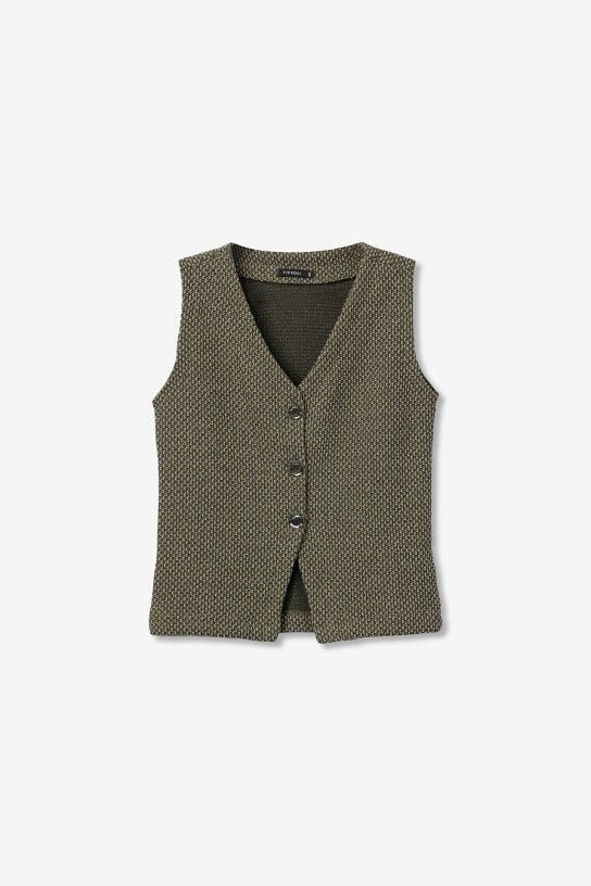 Tiffosi Kendal Tweed Knit Waistcoat | Water 10067424