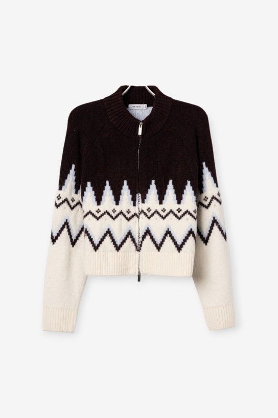 Tiffosi Infinitive Cardigan | Brown 10067453