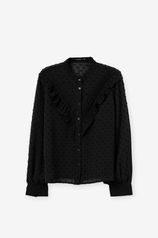 Tiffosi Women's Pelota Blouse | Black 10067039