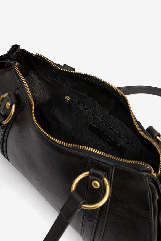 Tiffosi Lane Barrel Shoulder Bag | Black 10068219
