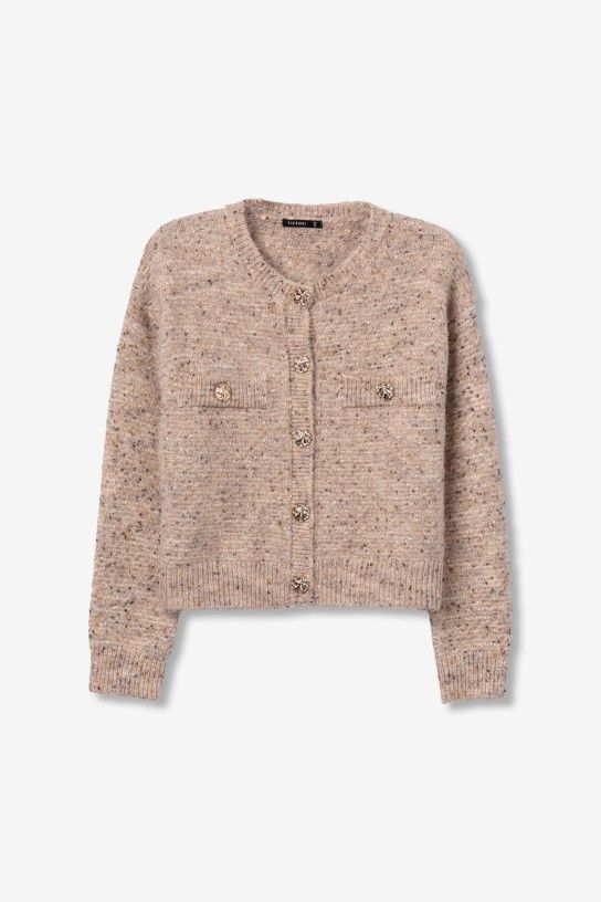 Tiffosi Diadem Cardigan | Mushroom 10067382