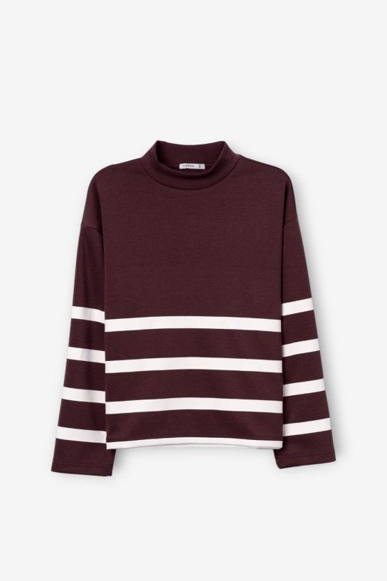 Tiffosi Hysteria Sweater Top | Brown 10067454