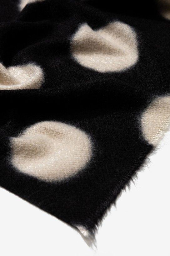 Tiffosi Angelic Knitted Scarf | Black 10067648
