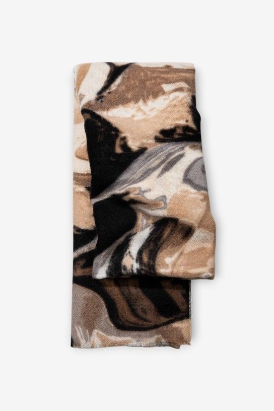 Tiffosi Kaitlyn Knitted Scarf | Marble Print 10067712