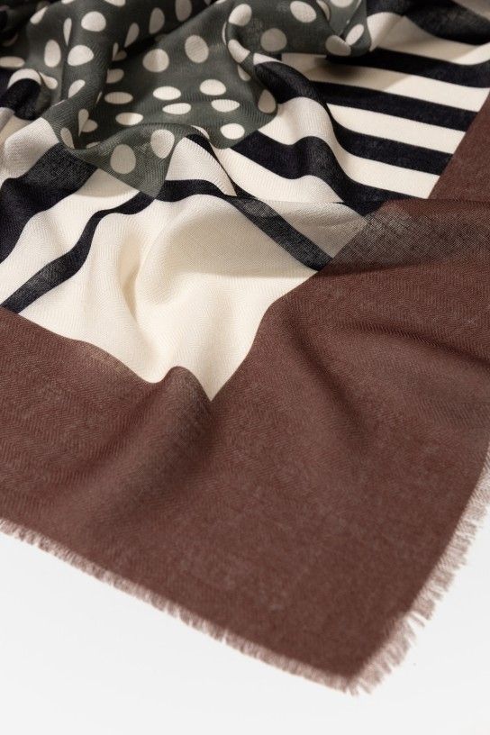 Tiffosi Guadalupe  Scarf | Brown 10068281